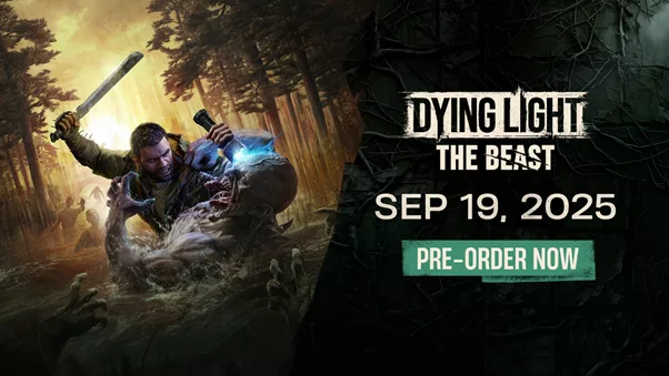 Capa de Dying Light: The Beast com a data de 19 de setembro de 2025.
