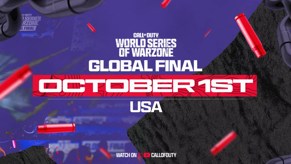 Chamada de Call of Duty: World Series of Warzone em 1º de outubro de 2025 nos Estados Unidos.
