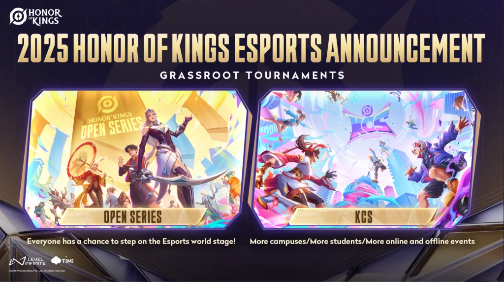 Imagem sobre a Open Series e a KCS.