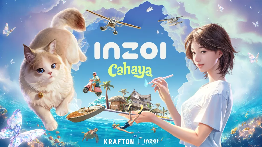 Imagem de inZOI mostrando o tema do novo mapa Cahaya.