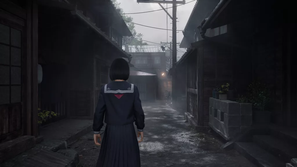 Hinako na cidade de Ebisugaoka.
