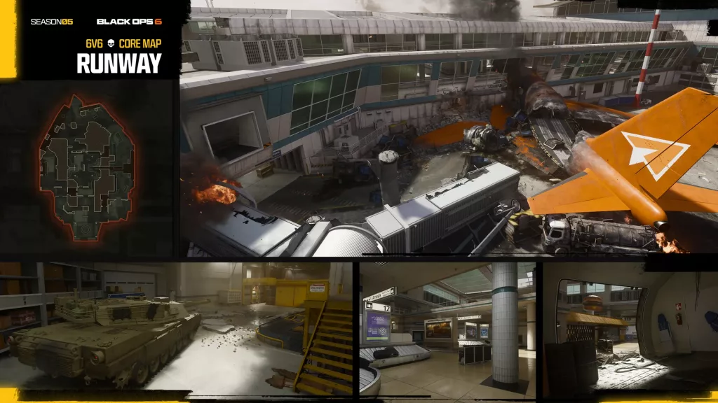 Imagens do novo mapa Runway.