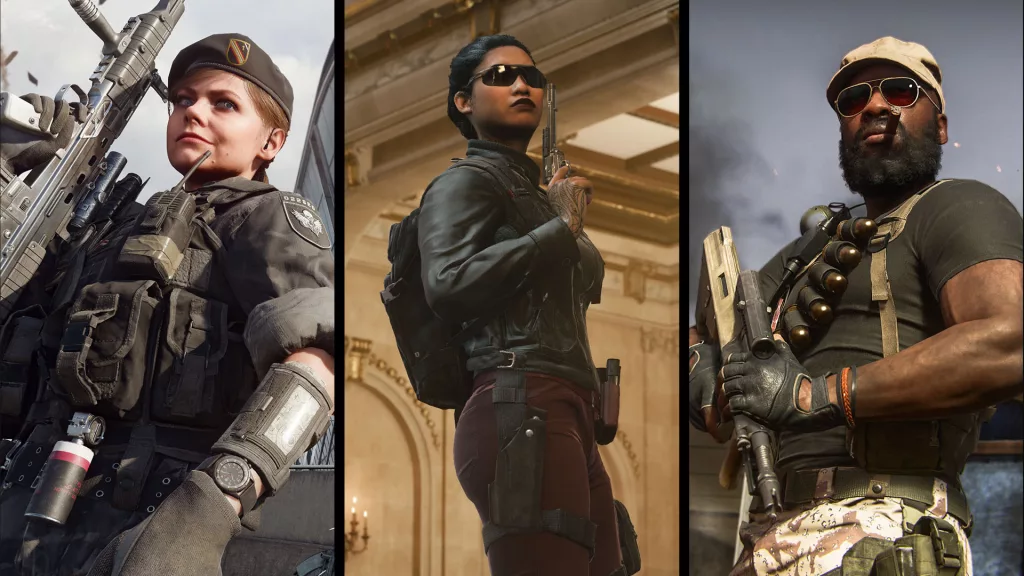 3 Operadores da nova temporada de Call of Duty Black Ops 6.