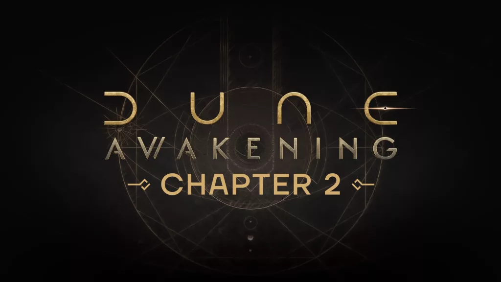 Tela preta e os dizeres Dune Awakening Chapter 2.