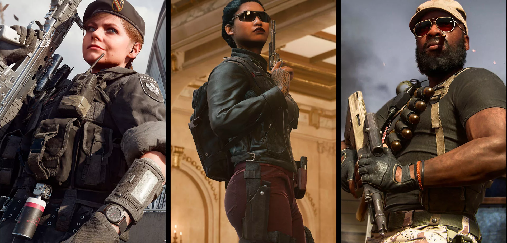 3 Operadores da nova temporada de Call of Duty Black Ops 6.