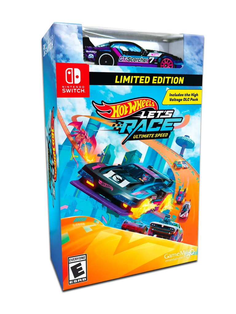 Caixa da edição limitada para Nintendo switch.