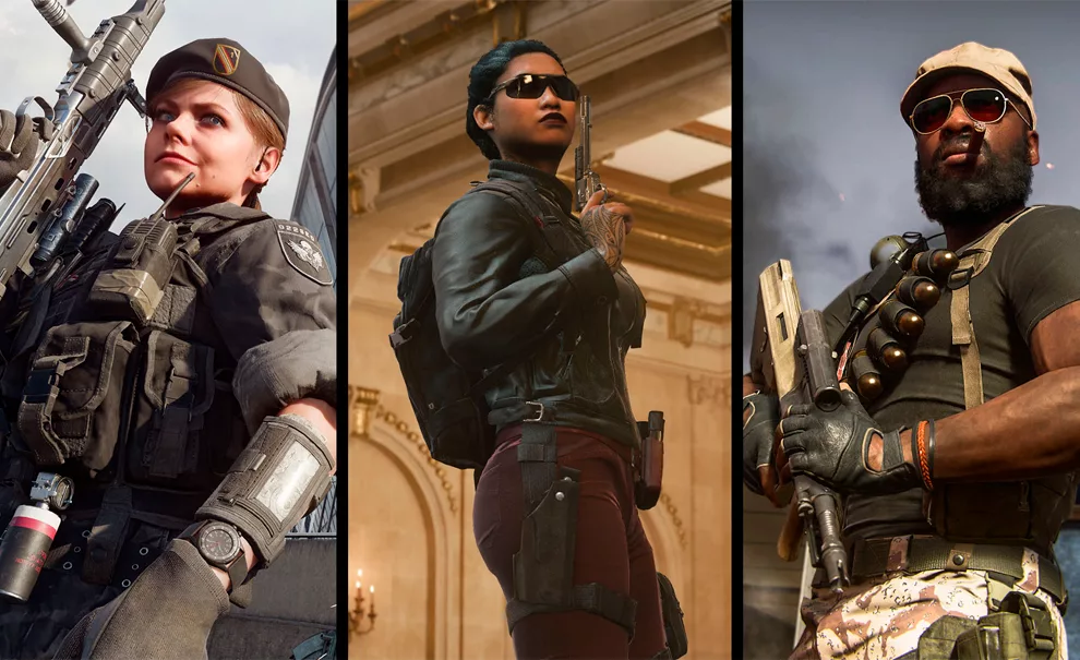 3 Operadores da nova temporada de Call of Duty Black Ops 6.