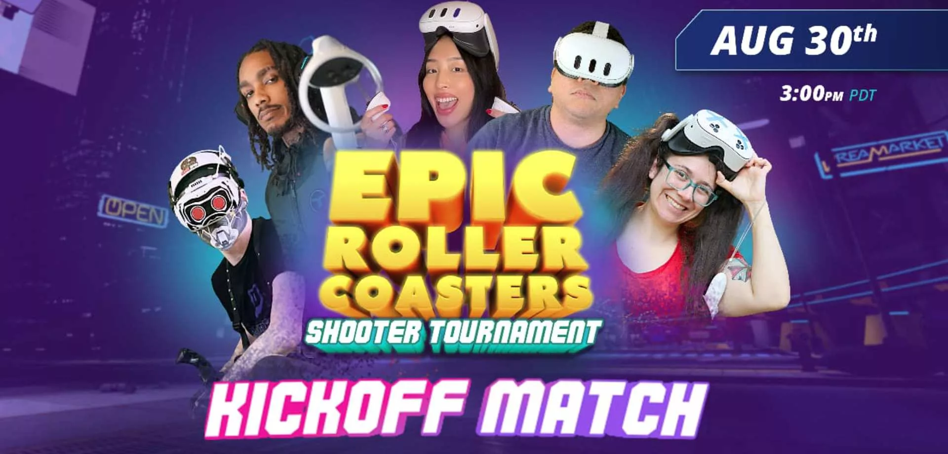 Epic Roller Coasters terá evento com influenciadores internacionais