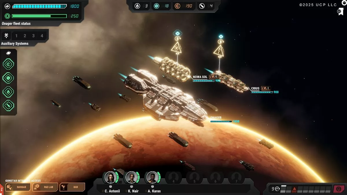 Gameplay de Battlestar Galactica: Scattered Hopes