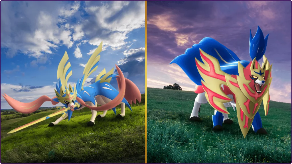 Zacian Coroado e Zamazenta Coroado