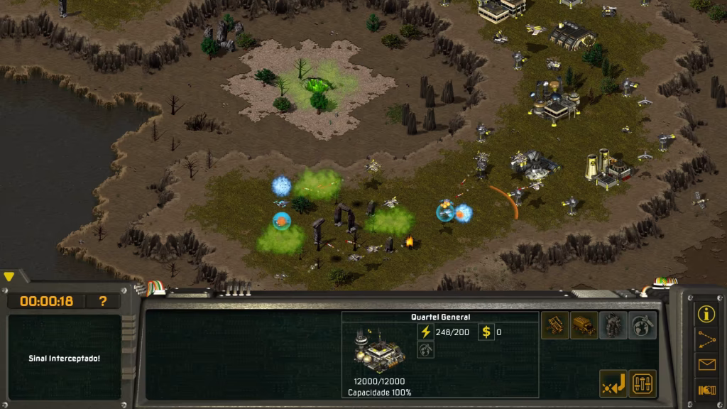 Tela de Outlive 25 com HUD e jogo em tempo real.