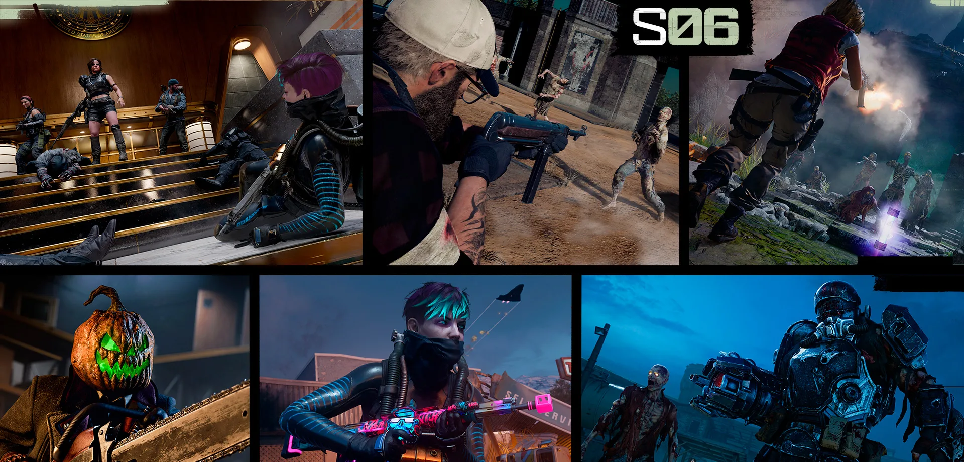 Várias Imagens de Call of Duty Black Ops 6 na Temporada 6 The Haunting.