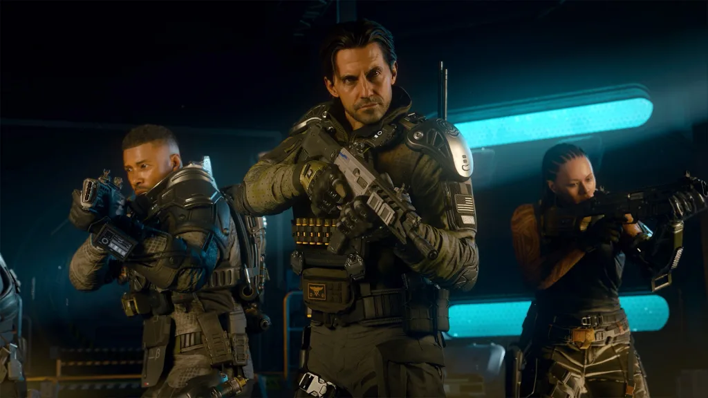 3 personagens da campanha de Call of Duty: Black Ops 7.