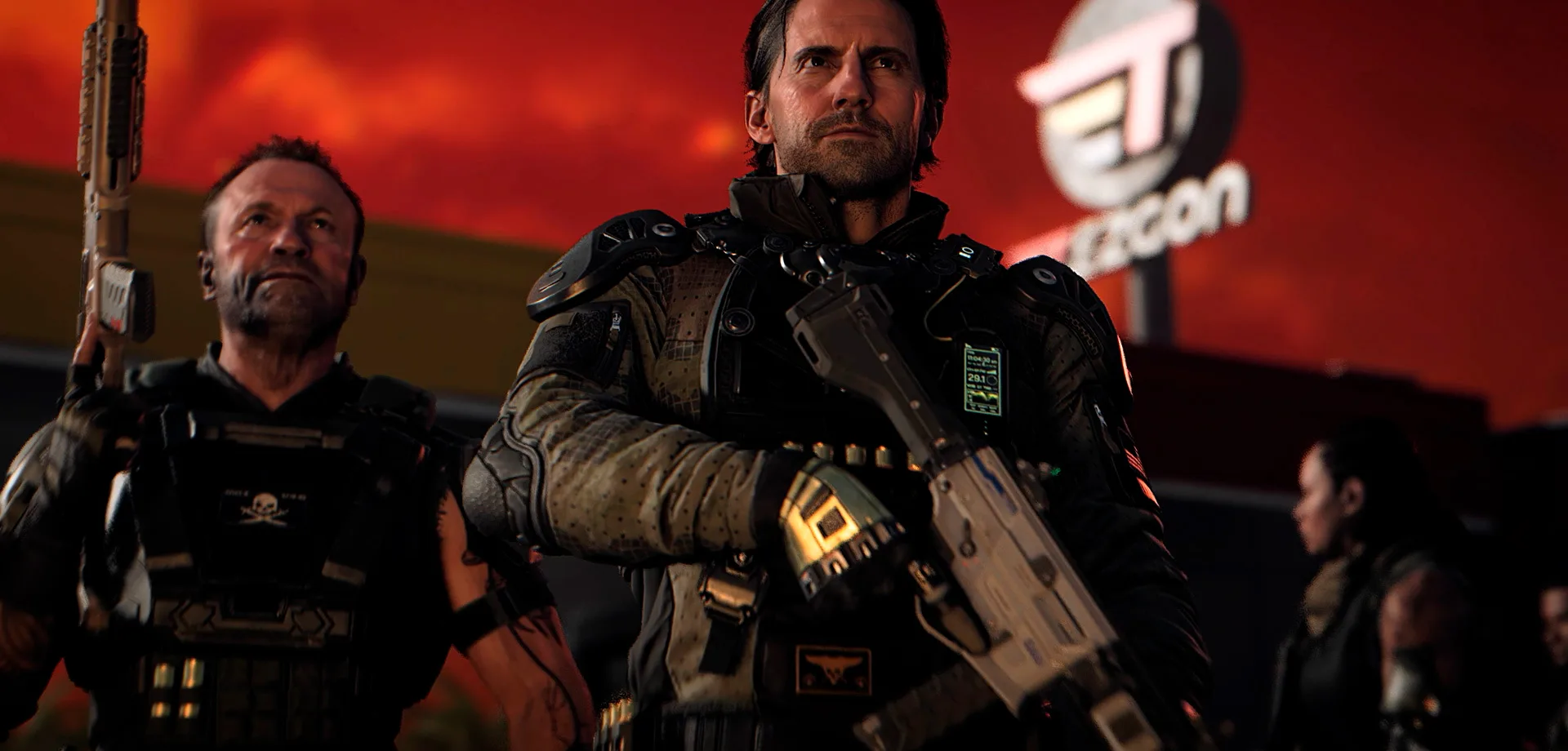 David Mason e companhia em jornada de Call of Duty: Black Ops 7.