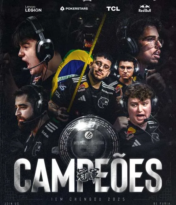FURIA campeã da IEM Chengdu 2025