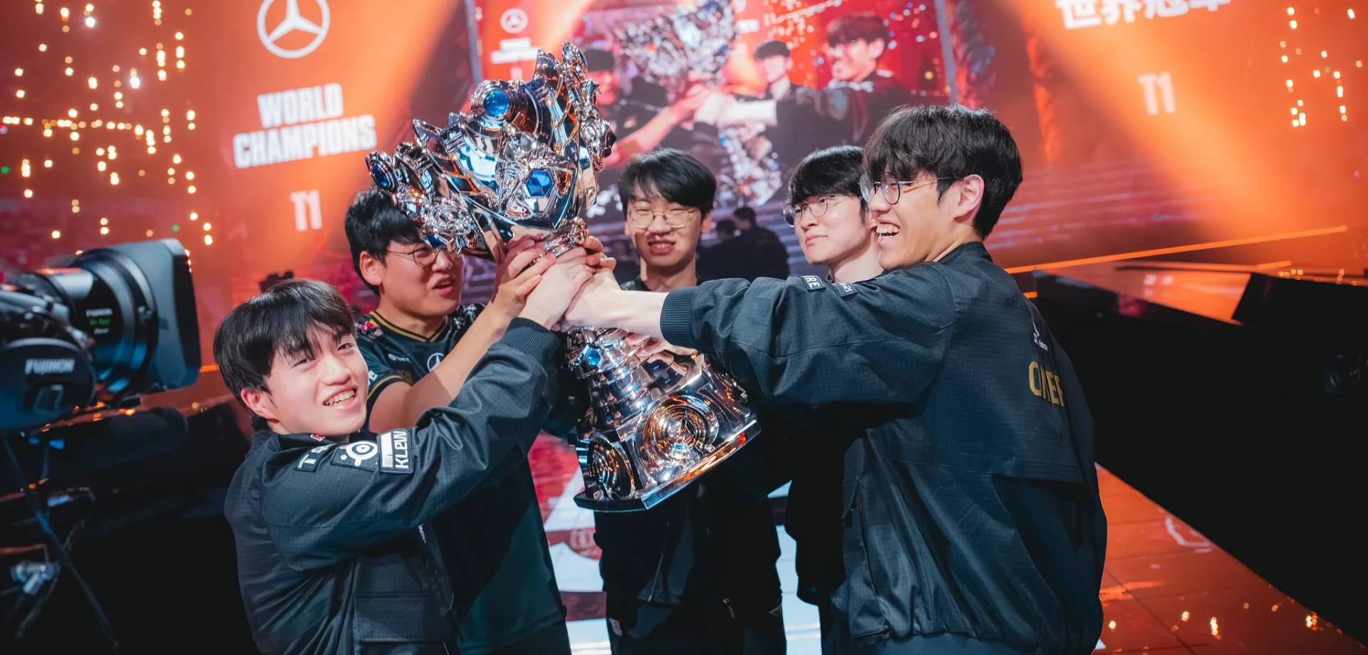 T1 campeã do Worlds 2025