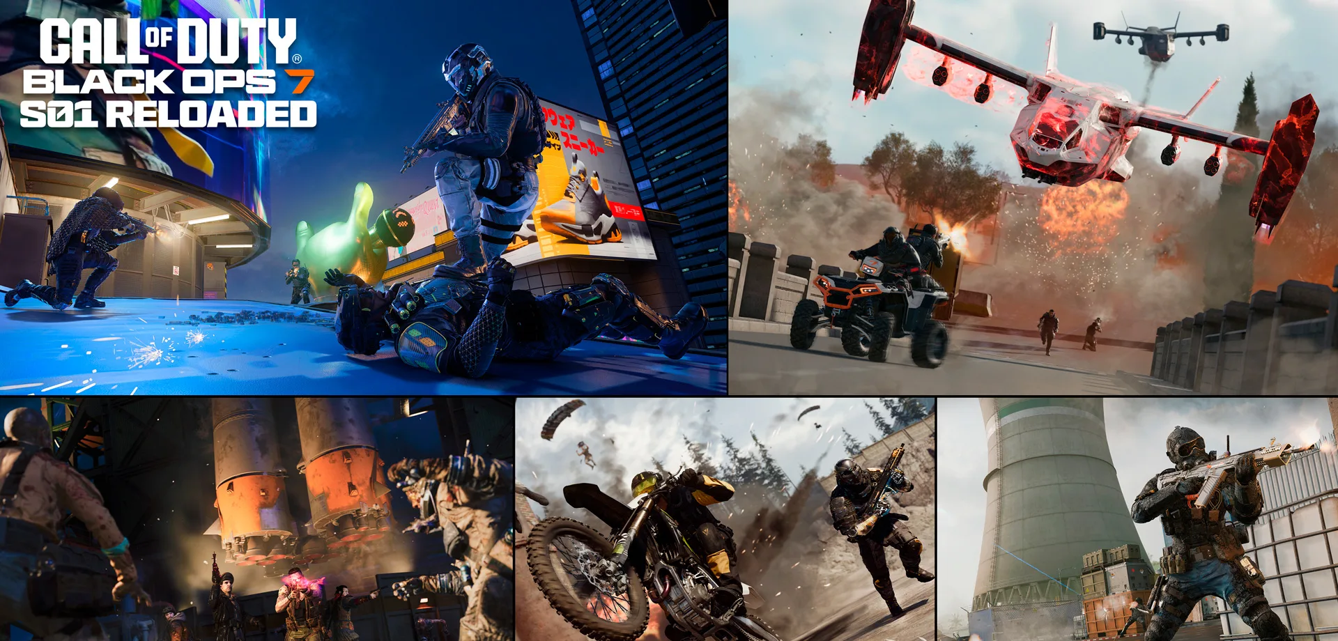 Imagens em conjunto da Temporada 1 Recarregada Call of Duty Black Ops 7