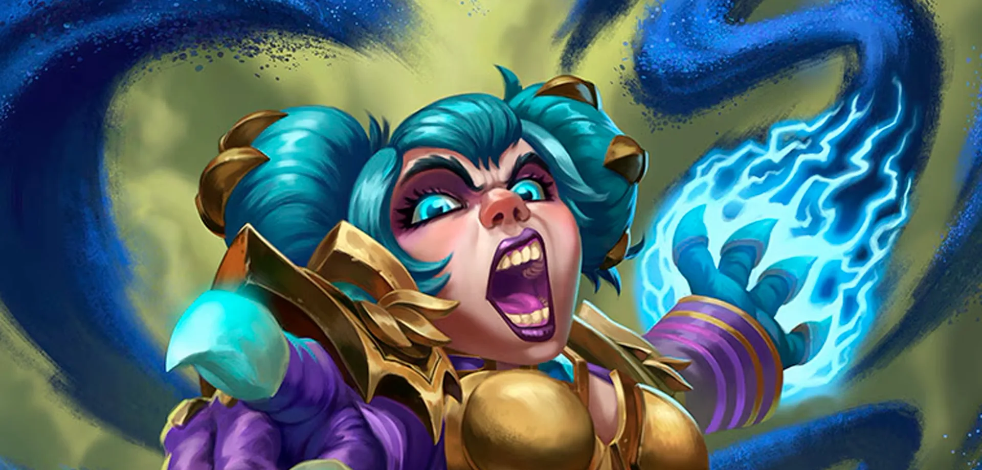 Anorc, a versão maligna da Crona em Miniconjunto Ecos do Infinito Hearthstone.