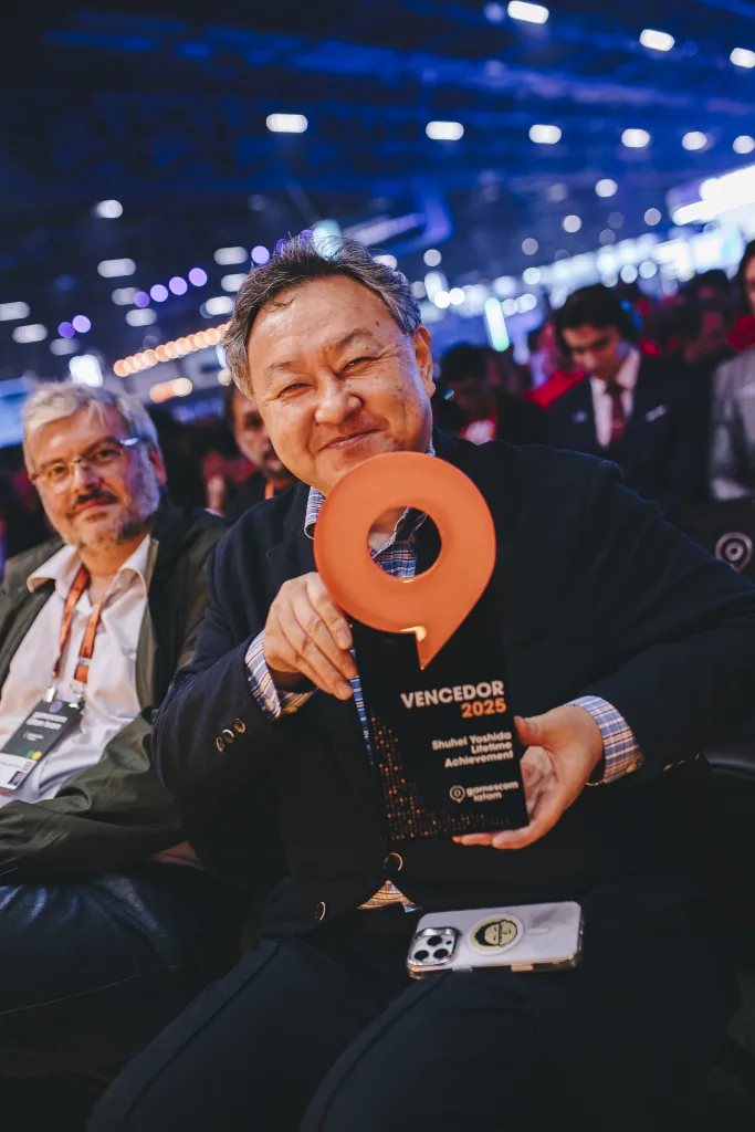 Shuhei Yoshida um dos grandes nomes que já estiveram no evento. gamescom latam 2026 promete outras celebridades do mundo dos games.