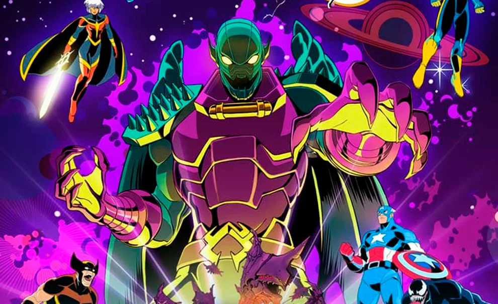 Heróis e vilões de Marvel Cosmic Invasion.