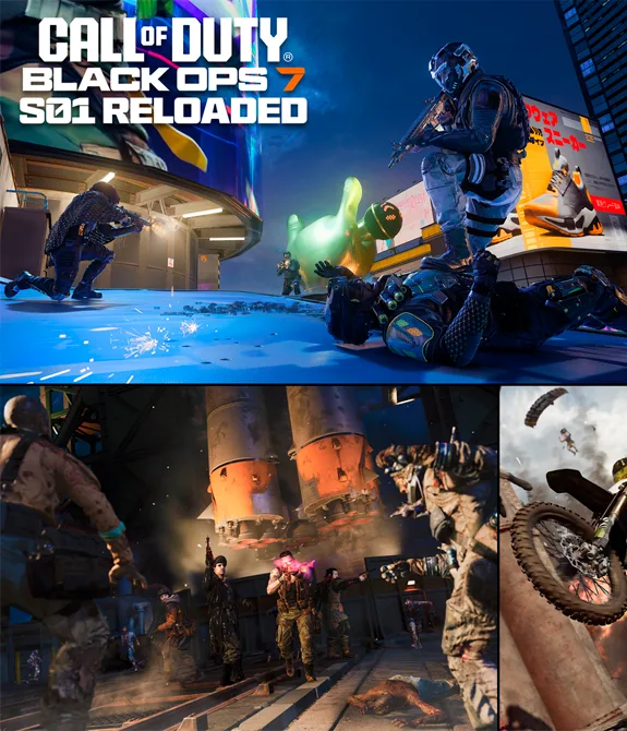 Imagens em conjunto da Temporada 1 Recarregada Call of Duty Black Ops 7