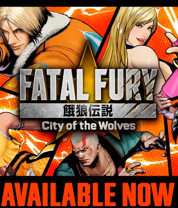 Fatal Fury City of the Wolves – arte oficial do jogo da SNK