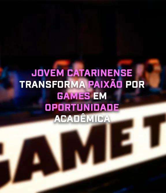 Jovem catarinense conquista bolsa em esporte eletrônico universitário nos Estados Unidos