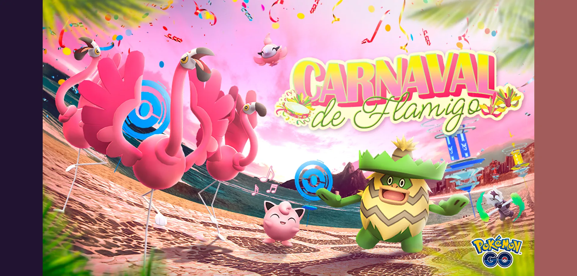 Evento Pokémon GO Rio de Janeiro no Carnaval de Flamigo.