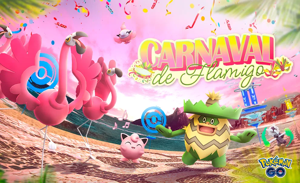 Evento Pokémon GO Rio de Janeiro no Carnaval de Flamigo.