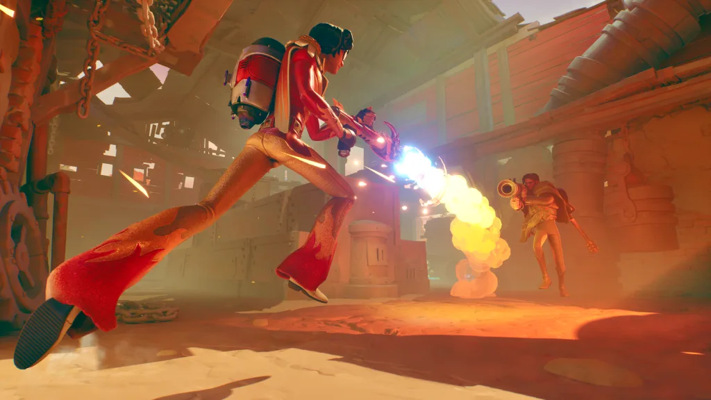 2 personagens em combate.