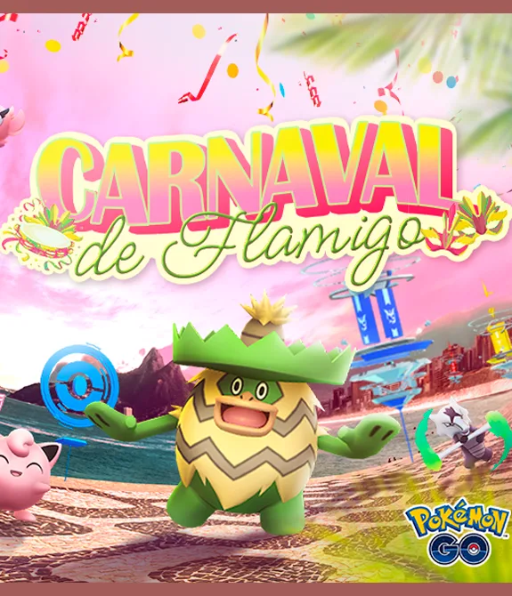 Evento Pokémon GO Rio de Janeiro no Carnaval de Flamigo.