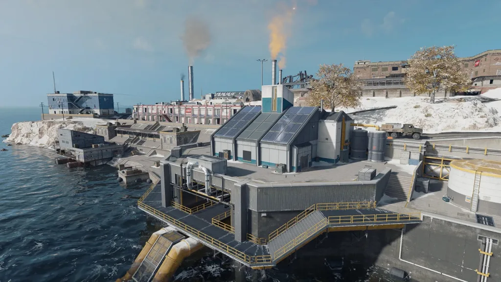 Área Turbine em Rebirth Island no mapa de Call of Duty Warzone