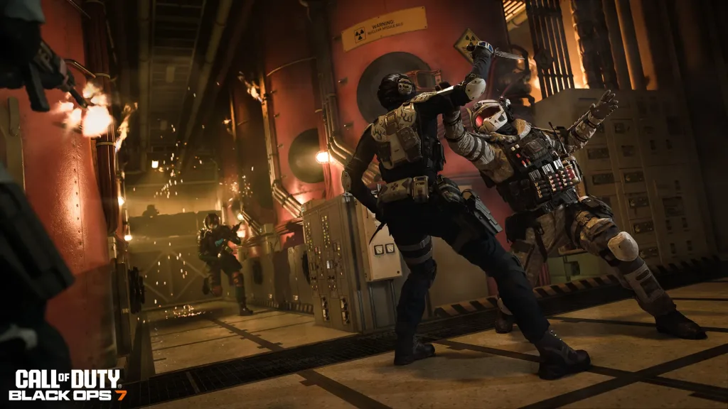 Combate em "Abyss", o mapa do submarino.