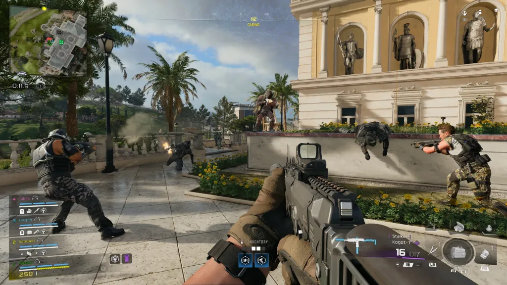 Hud do Black Ops Royale.