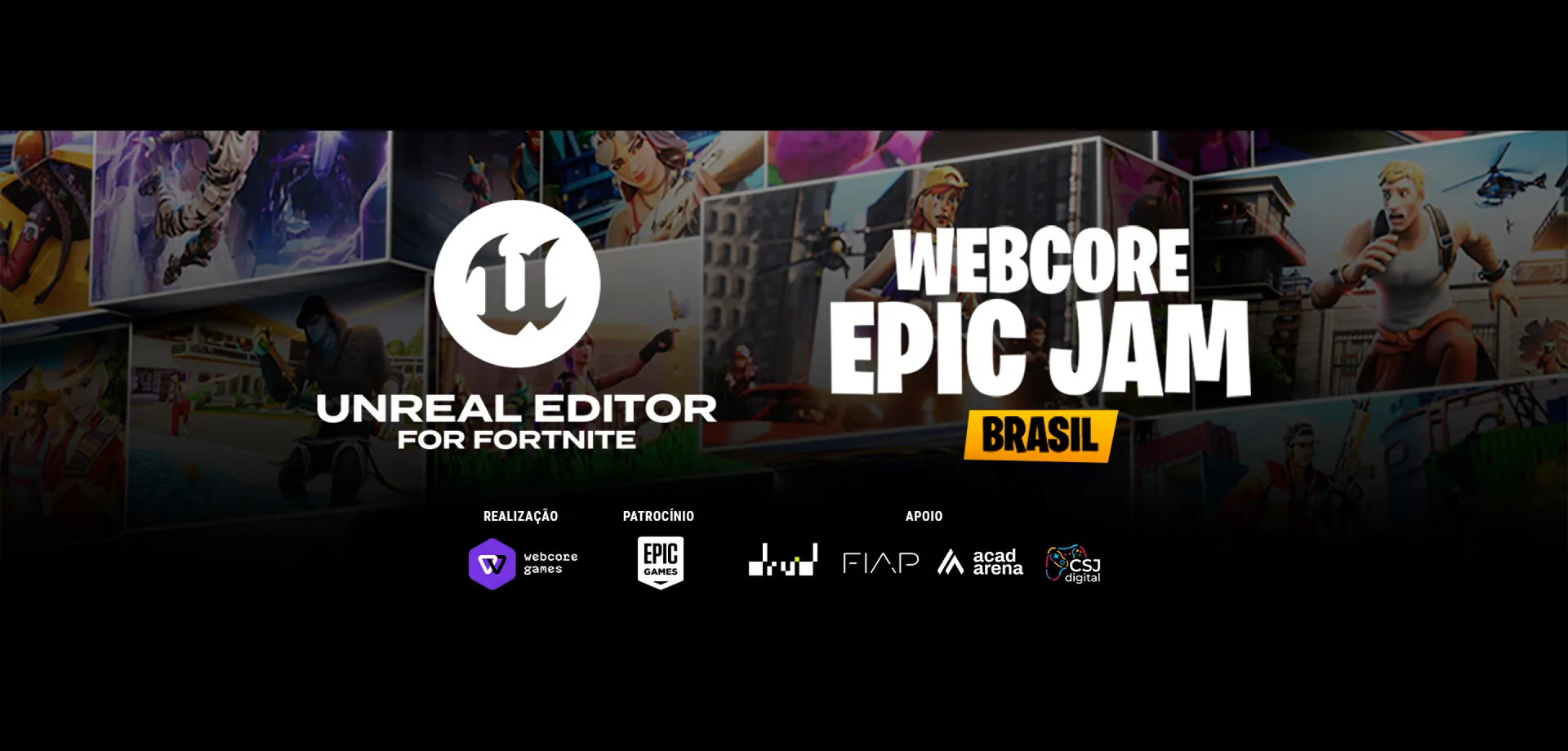Informações sobre a Webcore EPIC Jam Brasil com empresas envolvidas.