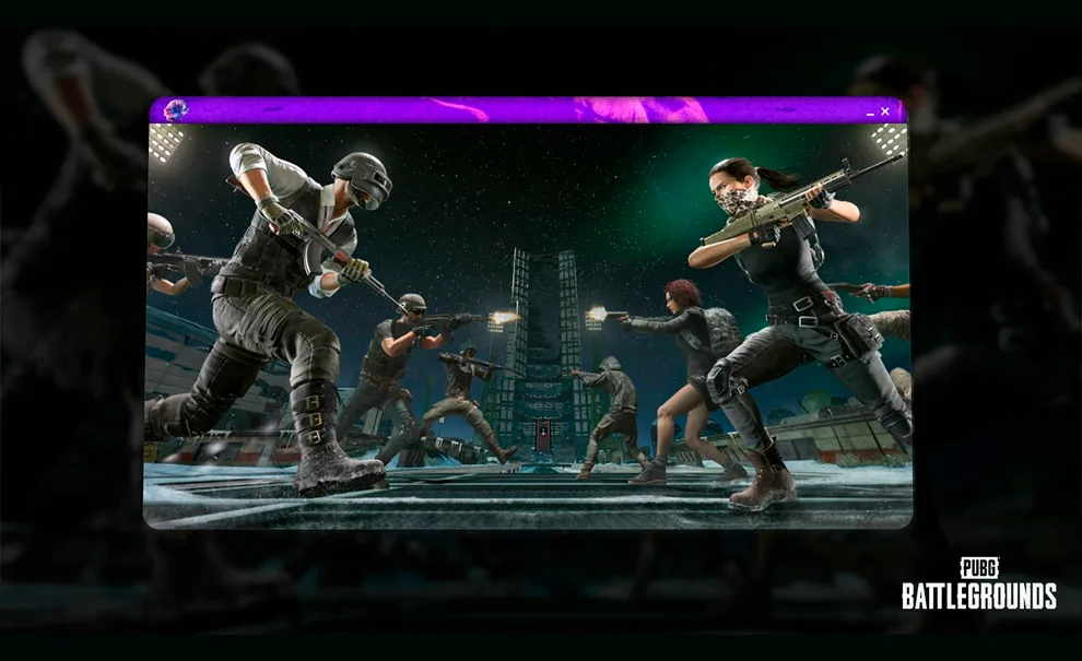 PUBG: BATTLEGROUNDS roadmap 2026 novidades gameplay com personagens se encarando em uma localização do jogo.