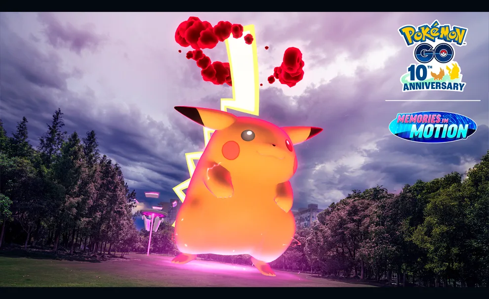 Pikachu Gigamax Pokémon GO batalha max