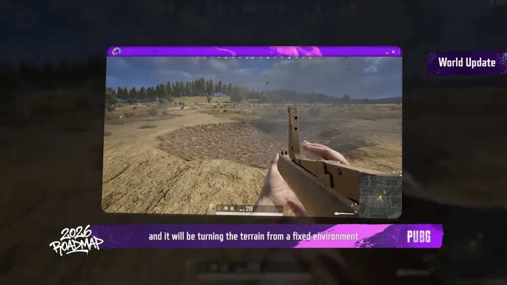 Lança mísseis fazendo um buraco no chão.