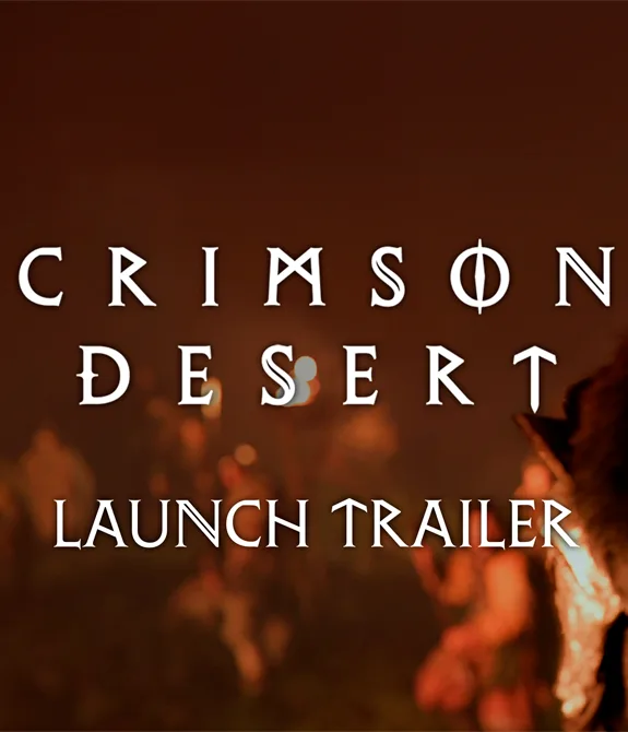 Kliff Greymane de Crimson Desert de frente para a imagem.