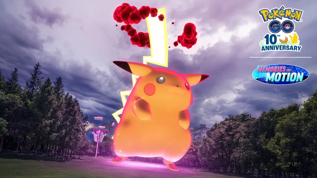 Pikachu Gigamax Pokémon GO batalha max