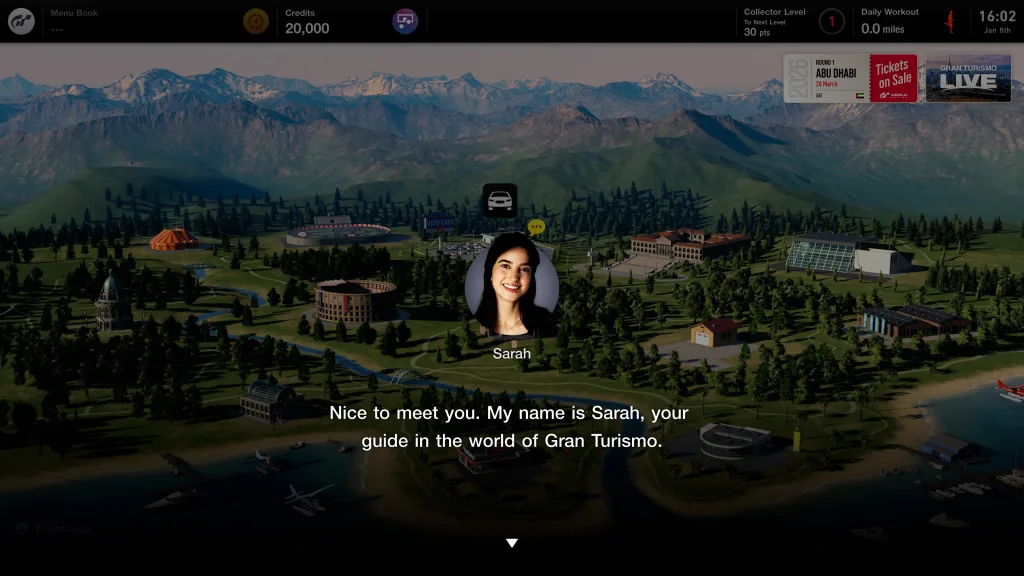 PlayStation Playerbase personagem dentro do Gran Turismo 7