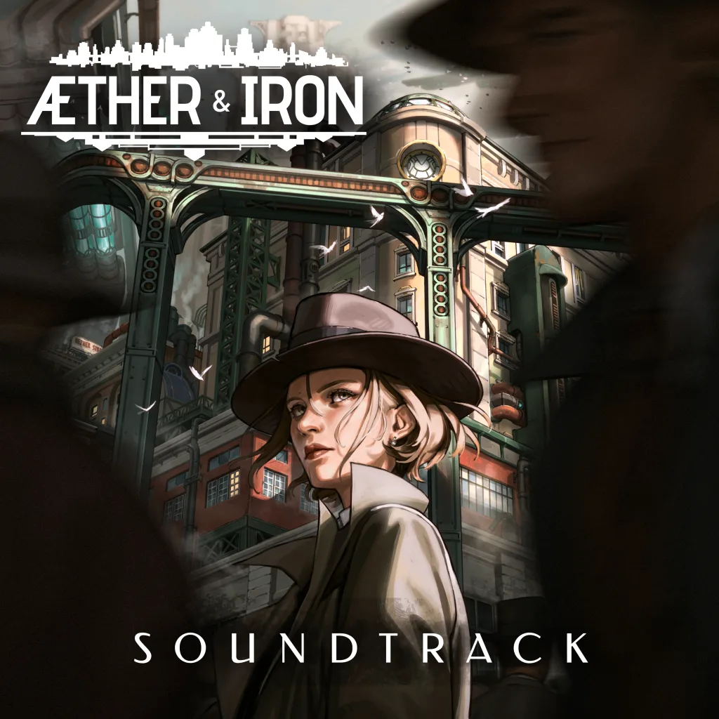 Capa oficial da Trilha sonora de Aether & Iron.
