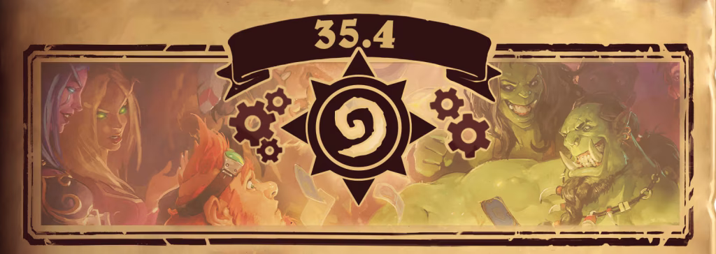 Imagem de Patch 35.4 de Hearthstone.