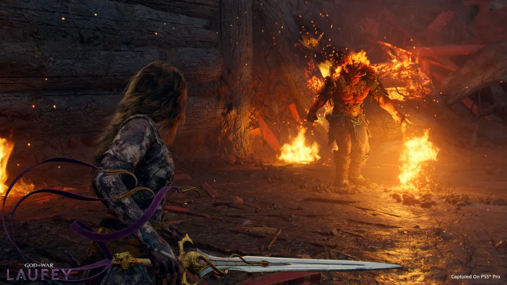 Faye em combate com Begtse.