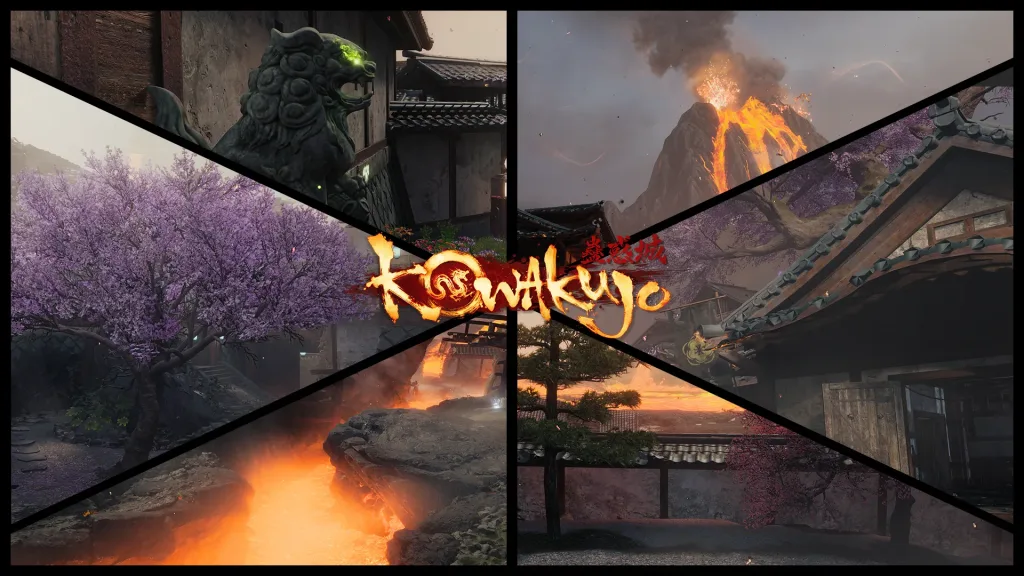 6 imagens do novo mapa do modo Zumbis, Kowakujō.