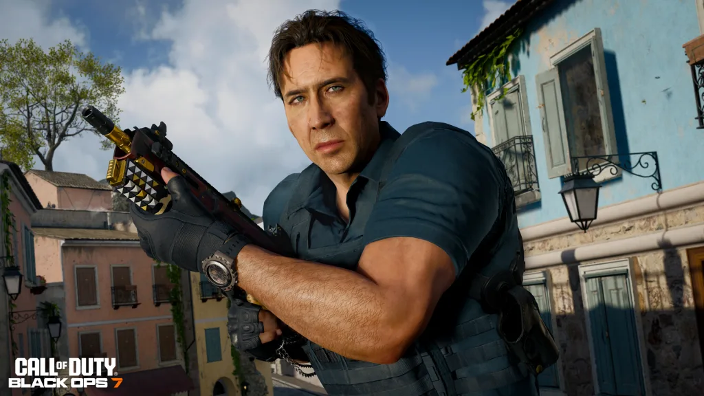 Nicolas Cage em Call of Duty: Black Ops 7.