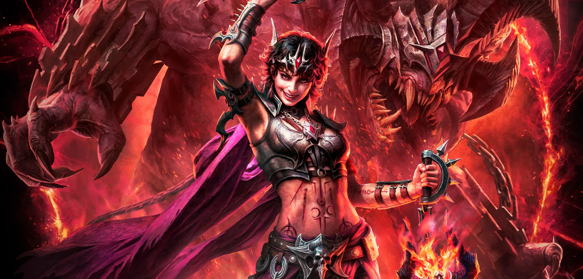 Imagem da Classe Bruxo em Diablo Immortal.