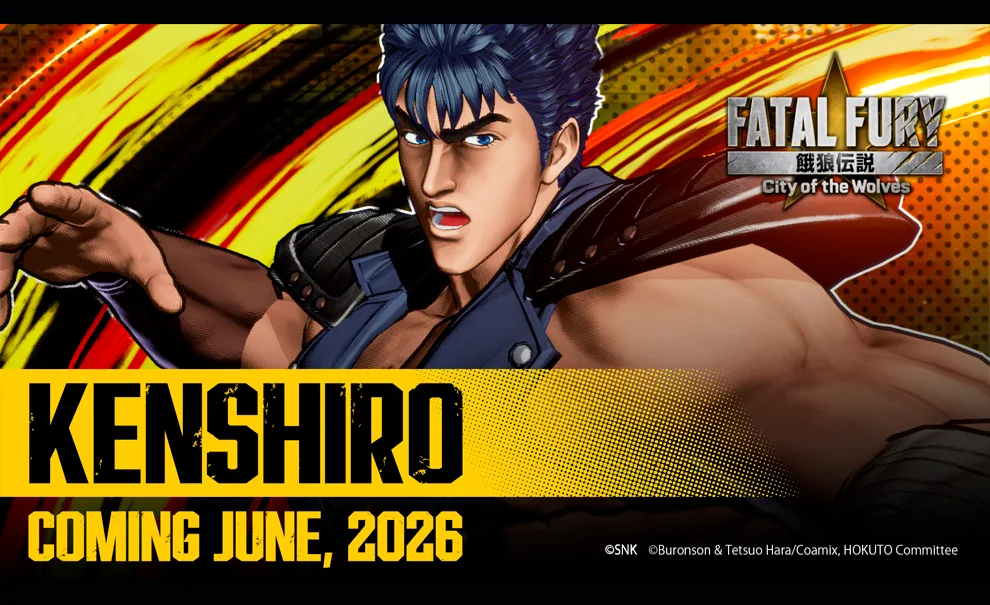 Imagem de Kenshiro de Fatal Fury: City of the Wolves.