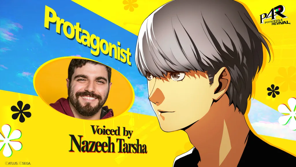Imagem do Protagonista e do Dublador Nazeeh Tarsha.