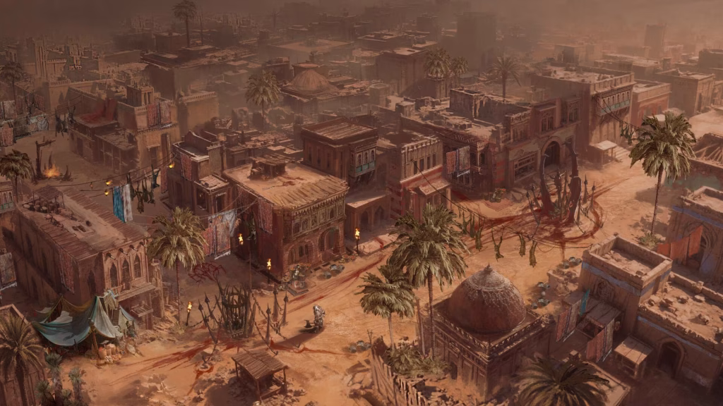 Imagem da cidade de Lut Gholein dentro do jogo.